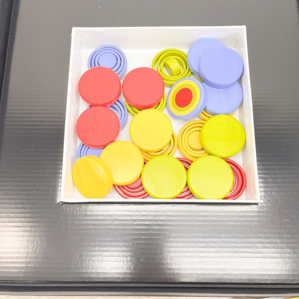 RINGGZ All Wooden Strategy Ring Board Game 100% COMPLETE - Picture 2 of 8